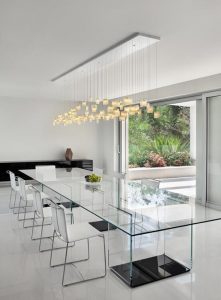 Glass tables dining